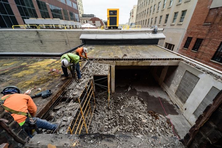PHOTOS: Construction progresses on Phase 2 of the Dayton Arcade's North Arcade