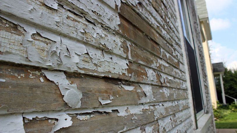 Chipping lead paint is dangerous, especially to young children who ingest the poison. FILE PHOTO