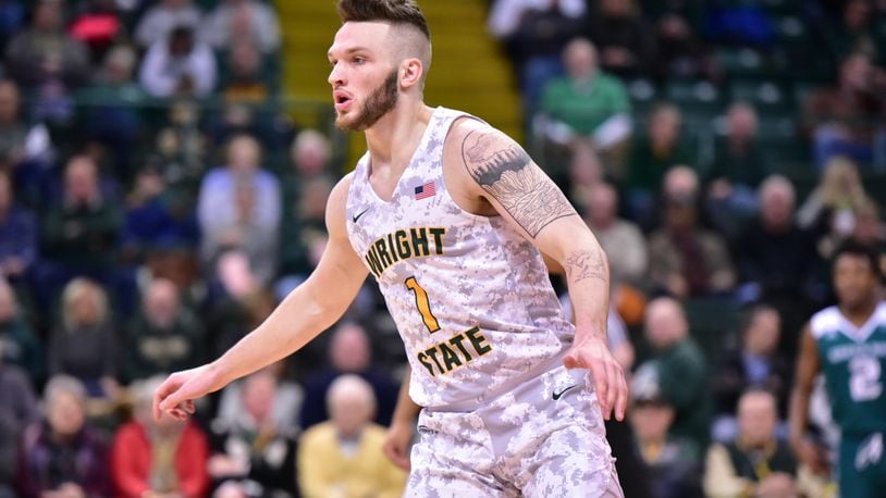 Bill Wampler scored 21 points Saturday night to lead Wright State past Green Bay at the Nutter Center. Joseph Craven/CONTRIBUTED