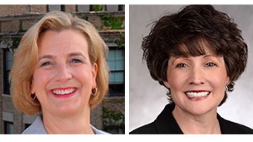 The final two remaining candidates to be Wright State’s next president are Cheryl Schrader and Deborah Ford. If trustees select one of the two remaining candidates, Wright State will name its first female president.