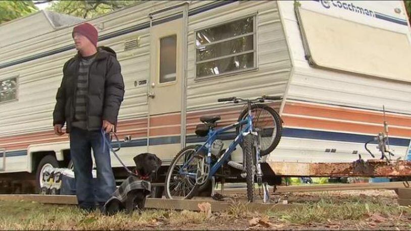 Jimmy Daniel has been living in the woods for the past three years in a tent. Now, he has a place to live and a job thanks to complete strangers.
