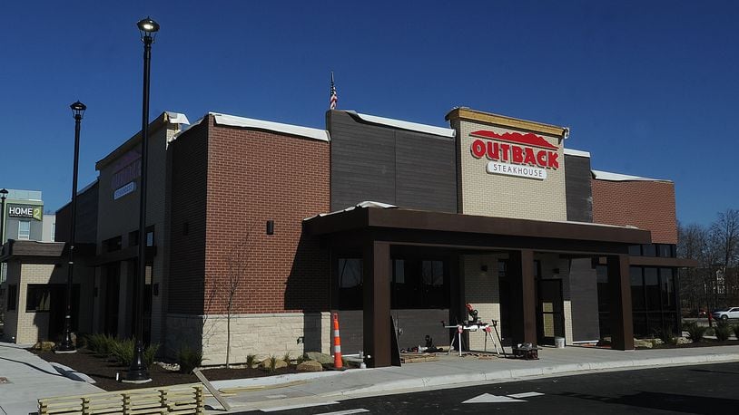 Outback Steakhouse is scheduled to open next spring at 5181 Cornerstone North Blvd. in Centerville. MARSHALL GORBY/STAFF