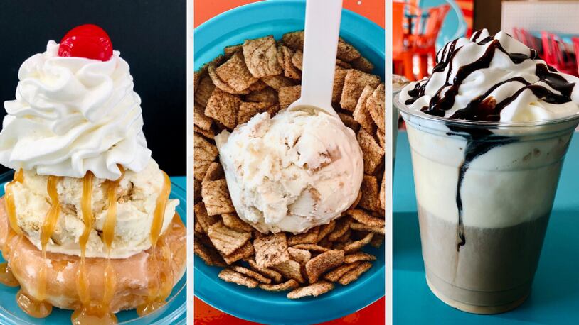 Celebrate National Ice Cream for Breakfast Day at Jubie's Creamery.
