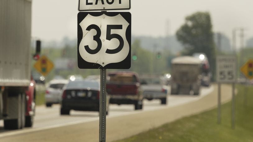 Motorists can also expect single- and double-lane closures on 35 eastbound between Steve Whalen Boulevard and I-675 starting Wednesday, ODOT said. FILE