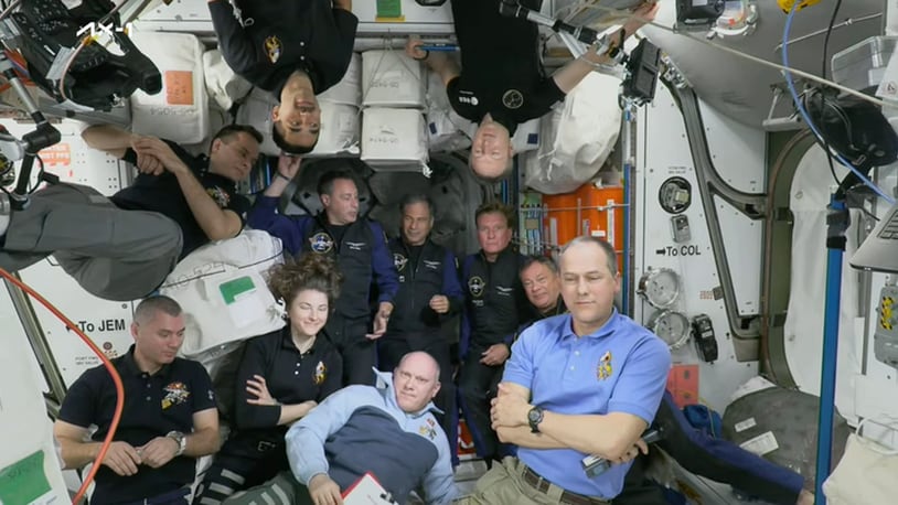 The  Ax-1 crew are successfully boarded and docked on the International Space Station as of Saturday, April 9. Credit: Axiom Space website.