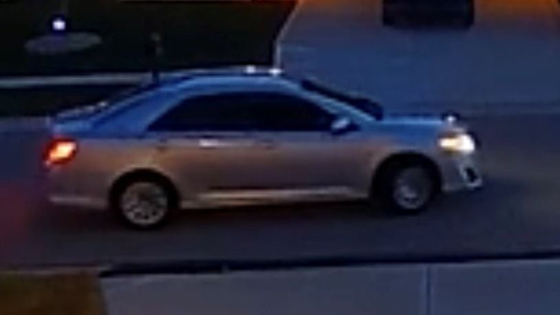 A 13-year-old girl walking her dog Sunday, Dec. 4, 2022, was approached by an older white man with a gray beard attempting to entice her to get in his car on Spindletop Lane in Washington Twp. The car, shown here, is a gray four-door sedan with tinted windows. CONTRIBUTED