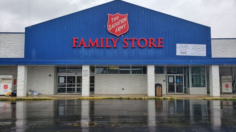 The West Chester Twp. Salvation Army Family Thrift Store, 7900 Tylersville Road, has closed permanently. NICK GRAHAM / STAFF