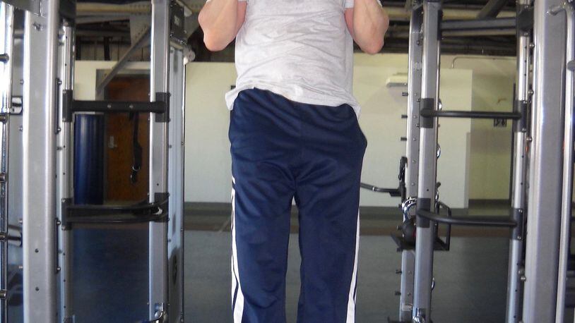With the Chin Up, the body is slowly pulled upward until the chin is just above the bar and then slowly lowered. CONTRIBUTED