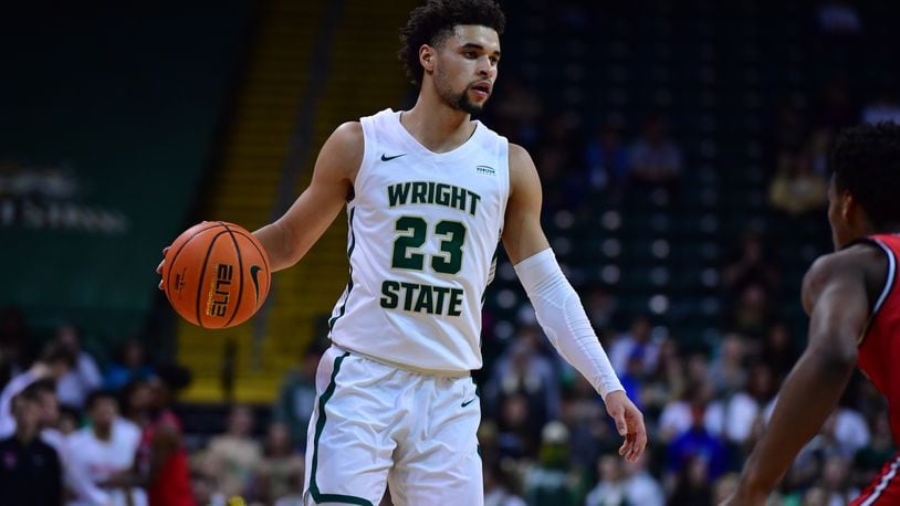 Wright State's Tanner Holden during a game vs. Youngstown State at the Nutter Center on Feb. 1, 2024. Joe Craven/Wright State Athletics