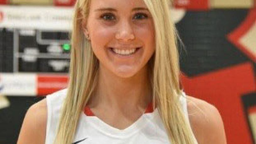 Sinclair CC freshman women’s basketball player Amanda Schroeder (Carroll H.S. grad).