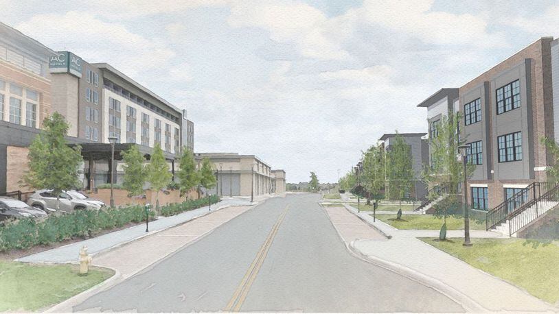 Liberty Twp. trustees approved rezoning this week for Liberty Flats, a 356-unit development that will be located on 22 acres west of Taylor Street and adjacent to Liberty Center. CONTRIBUTED