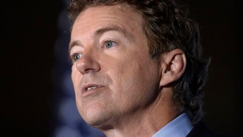 Sen. Rand Paul (R-Ky.) speaks in June 2015 at the Omni Shoreham Hotel in Washington, D.C. Paul is quickly positioning himself again as a starkly independent Republican, perhaps with an eye on a presidential run in 2020. (Olivier Douliery/Abaca Press/TNS)