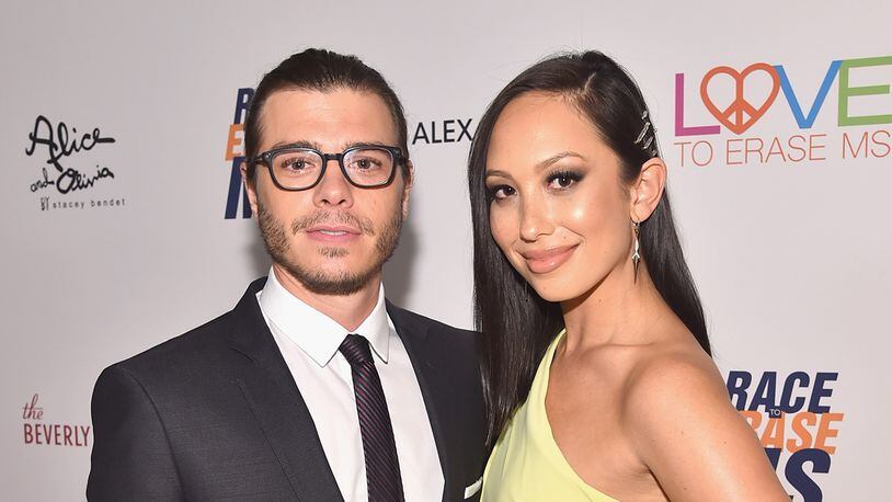 Actor Matthew Lawrence (L) and “Dancing with the Stars” pro Cheryl Burke are engaged after rekindiling their romance in 2017.  (Photo by Alberto E. Rodriguez/Getty Images for Race To Erase MS)