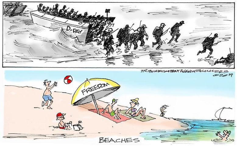 Week in cartoons: Trump's UK trip, D-Day and more