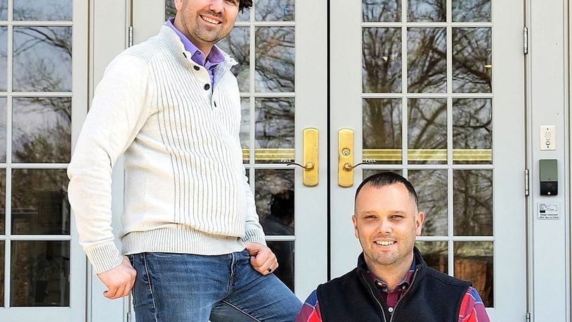Alex Price (left) and Ryan Aubin - The new owners of Mills Park Hotel in Yellow Springs, Ohio.