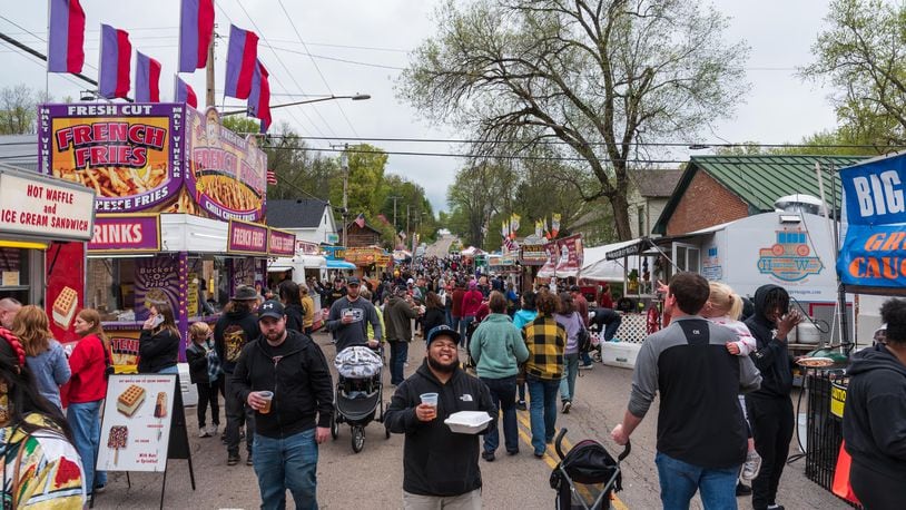 The 44th annual Bellbrook Sugar Maple Festival will be held Apr. 19-21. TOM GILLIAM / CONTRIBUTING PHOTOGRAPHER