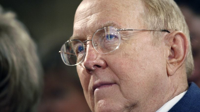 Christian evangelical leader and founder of “Focus on the Family”James Dobson (AP Photo/Charles Dharapak)