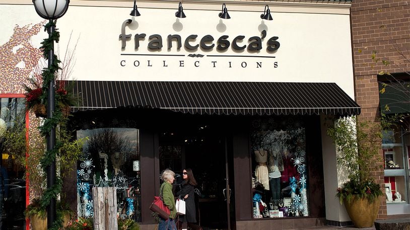 Francesca's company officials told shareholders they plan to close 20 stores in 2019.