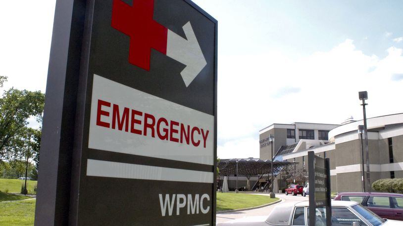 Emergency room sign at Wright-Patterson Medical Center STAFF FILE PHOTO