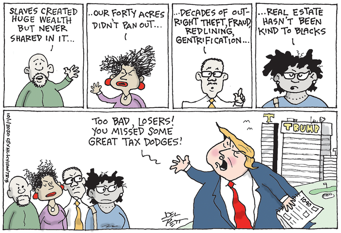 Week in cartoons: Trump's taxes, the presidential debate and more