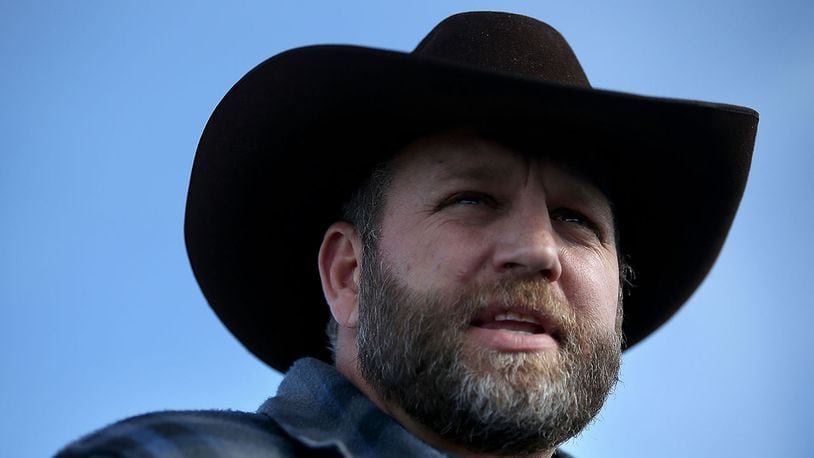 [GETTY FILE PHOTO] BURNS, OR - JANUARY 06: Ammon Bundy, the leader of an anti-government militia (Photo by Justin Sullivan/Getty Images)