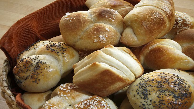 This Thanksgiving, homemade dinner rolls are a sure thing. One basic dough recipe can be turned into a variety of shapes, resulting in a bread basket that looks as tantalizing as it tastes, piled with classic cloverleafs, buttery fan tans, seeded knots and crescents. (Tom Wallace/Minneapolis Star Tribune/MCT)