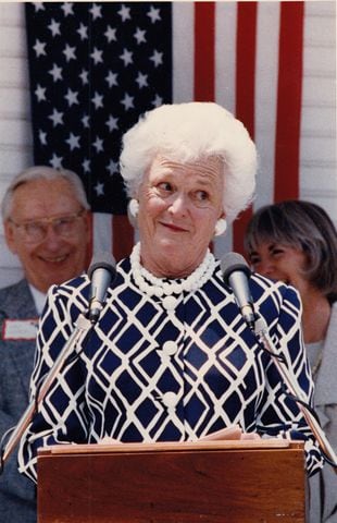 Barbara Bush in Dayton region
