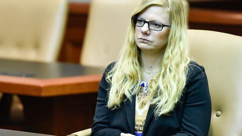 Lindsay Partin appeared in front of Judge Greg Stephens in Butler County Common Pleas Court for a continuance hearing Wednesday, Nov. 28. Partin, a babysitter charged with the death of a toddler in her care, is scheduled to go to trial in December.