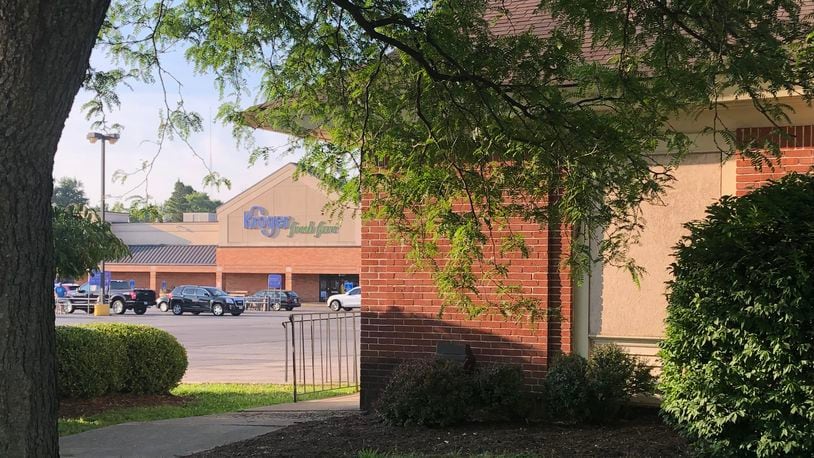 A demolition permit has been submitted for the vacant former Friendly's restaurant in the Eichelberger Shopping Center land in Kettering. The site was leased to Kroger last year. The shopping center's owner plans to use the space for more parking, according to the city. JEREMY KELLEY/STAFF