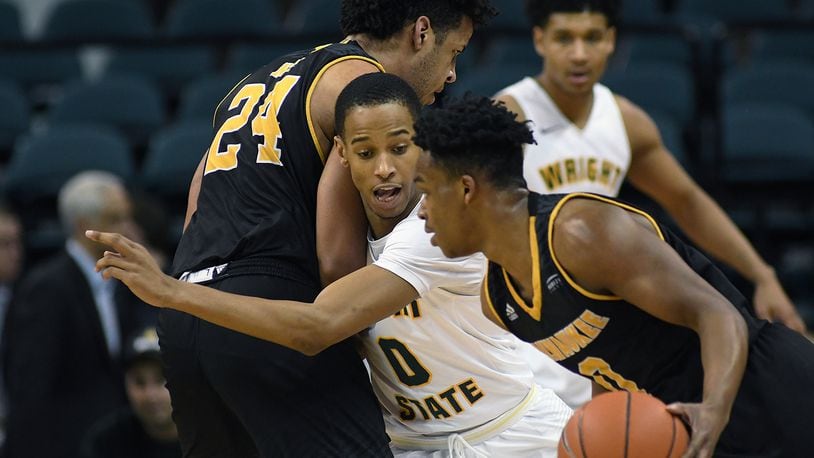 Wright State will be looking for its first win in three tries against Milwaukee when the two teams play in the Horizon League semifinals Monday night. KEITH COLE/CONTRIBUTED PHOTO