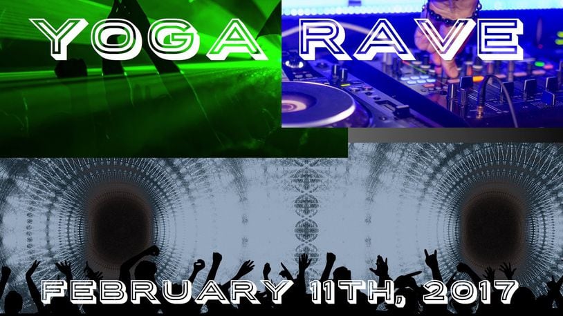 The Dayton Dance Centre in Miamisburg will host Yoga Rave on Feb. 11. CONTRIBUTED