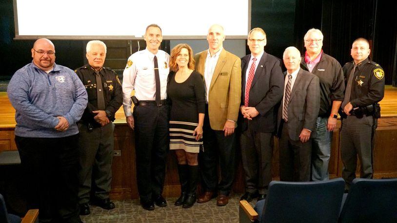 The schools of the South Suburban Coalition, held a presentation Tuesday night called Trends in Teenage Substance Abuse, at Oakwood High School. Montgomery County Sheriff Phil Plummer and Chief Deputy Rob Streck led the discussion aimed at parents, which was geared towards the dangerous trends in teenage substance abuse. STAFF