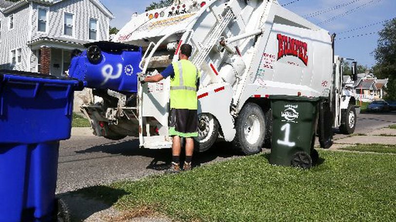 Rumpke of Ohio Inc. will replace Waste Management Inc. was the waste collection provider in Miami Twp. beginning in 2018 and will be instituting a five-day collection system to replace WMI’s single-day, Wednesday service, officials said. FILE PHOTO