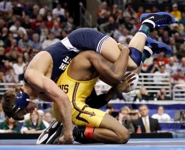 Taylor pinned, but Penn State wins title