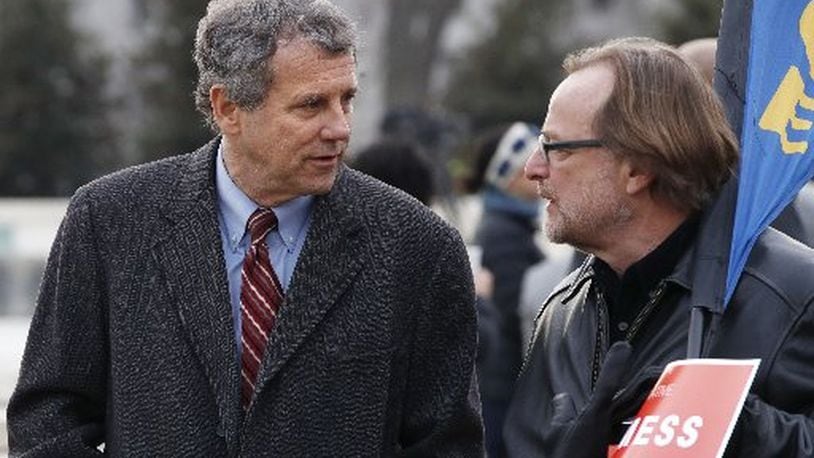 Sen. Sherrod Brown, D-Ohio, is seeking his third term in the U.S. Senate. His November opponent is Rep. Jim Renacci, R-Wadsworth, who left the governor’s race to run for the Senate after Josh Mandel withdrew. (AP Photo/Jacquelyn Martin)