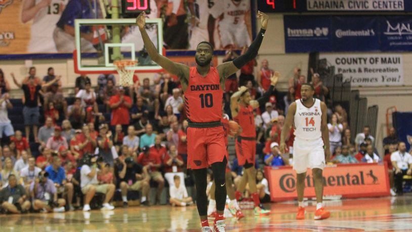 Dayton against Virginia Tech in the semifinals of the Maui Invitational on Tuesday, Nov. 26, 2019, at the Lahaina Civic Center.