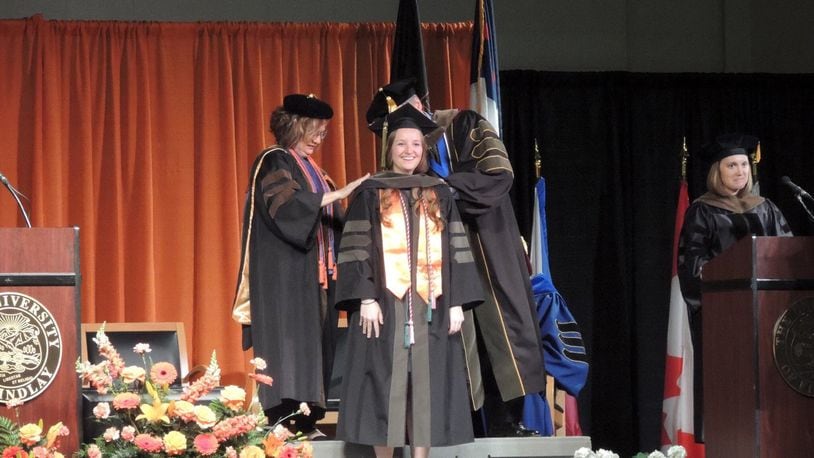 Becky Fisk recently moved to Huber Heights for a residency in Springfield. Fisk graduated from the pharmacy program at the University of Findlay in May with nearly $250,000 in debt.