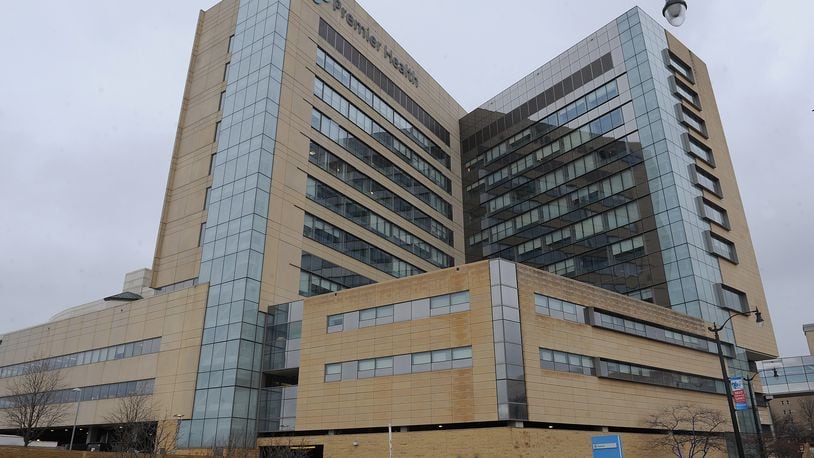 Miami Valley Hospital is among area hospitals facing an influx of patients with respiratory illnesses. MARSHALL GORBY\STAFF