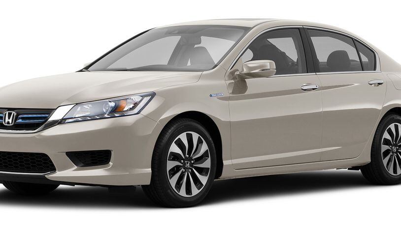 2014 HONDA ACCORD HYBRID Average used transaction price: $16,430Estimated fuel economy: 47 mpg combined (49 city/45 highway)Though Honda only sold the second-generation Accord Hybrid for the 2014 and 2015 model years, it holds up well, even when compared to new hybrid sedans. Its spacious cabin easily seats four adults. On the safety front, all models come with a rearview camera and an additional camera that displays what’s in the driver’s right-side blind spot. EX-L and Touring models further add lane departure and forward collision warning systems. If the Accord Hybrid doesn’t appeal, several other worthy midsize hybrid sedans are worth a look. Chief among these is the Ford Fusion Hybrid, with a similarly roomy interior and excellent ride comfort. Maximum cargo capacity isn’t great in either car, but the Fusion’s rear seats fold down to accommodate larger items. Overall, the Accord is desirable for its superior fuel economy, quicker acceleration and more intuitive touchscreen system. Metro News Service photo