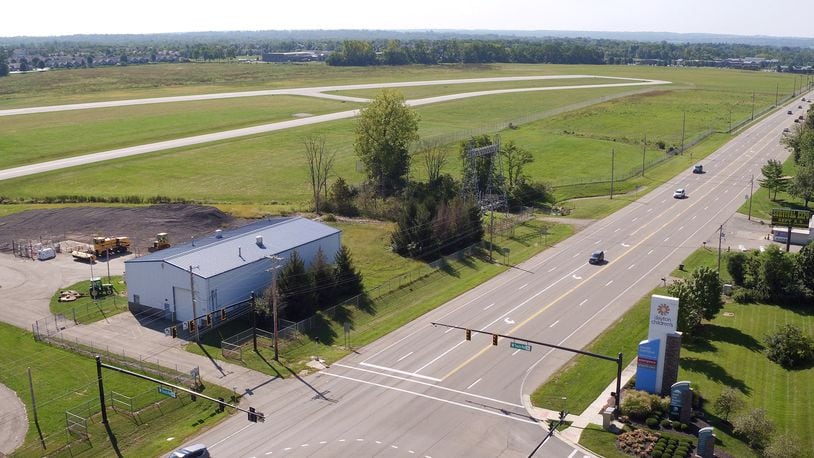 The city of Dayton is seeking a zoning change to more than 300 acres at the Dayton-Wright Brothers Airport. TY GREENLEES / STAFF