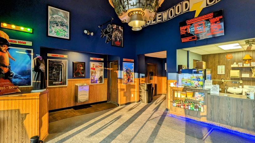 Cory and Alyssa Floyd bought Englewood Cinema in the fall of 2021 and dropped everything to move from Tennessee to Dayton to run it. CONTRIBUTED