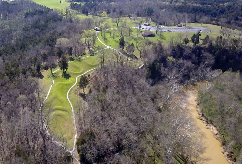 Ohio Serpent Mound Aerial Views Of This National Historic Location