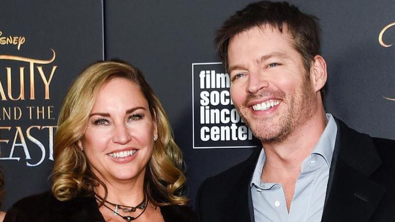 FILE - In this March 13, 2017 file photo, singer Harry Connick Jr. poses with his wife Jill Goodacre at a special screening of Disney's "Beauty and the Beast" in New York. (Photo by Evan Agostini/Invision/AP, File)