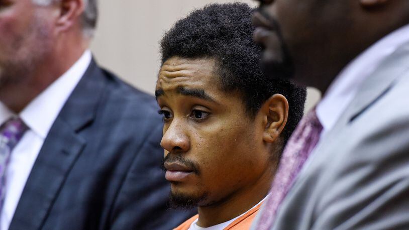 Michael Grevious II, 24, of Maple Avenue is one of four who was facing the death penalty if convicted in the murder-for-hire shooting that happened after a fatal shootout at the former Doubles Bar on Hamilton’s west side. NICK GRAHAM/STAFF