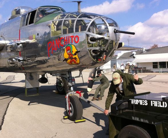 Historic B-25 planes fly into for Doolittle Reunion