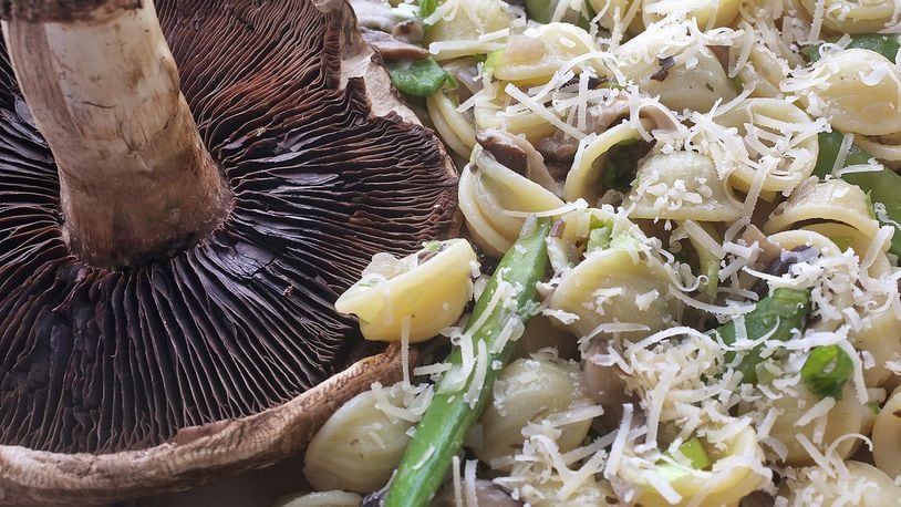 Orecchiette Pasta with Shiitake Mushrooms and Sugar Snap Peas. (J.B. Forbes/St. Louis Post-Dispatch/TNS)