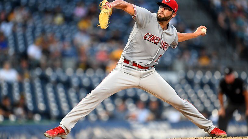 PITTSBURGH, PA - SEPTEMBER 04:  Cody Reed #25 of the Cincinnati Reds delivers a pitch during the first inning against the Pittsburgh Pirates at PNC Park on September 4, 2018 in Pittsburgh, Pennsylvania. (Photo by Joe Sargent/Getty Images)
