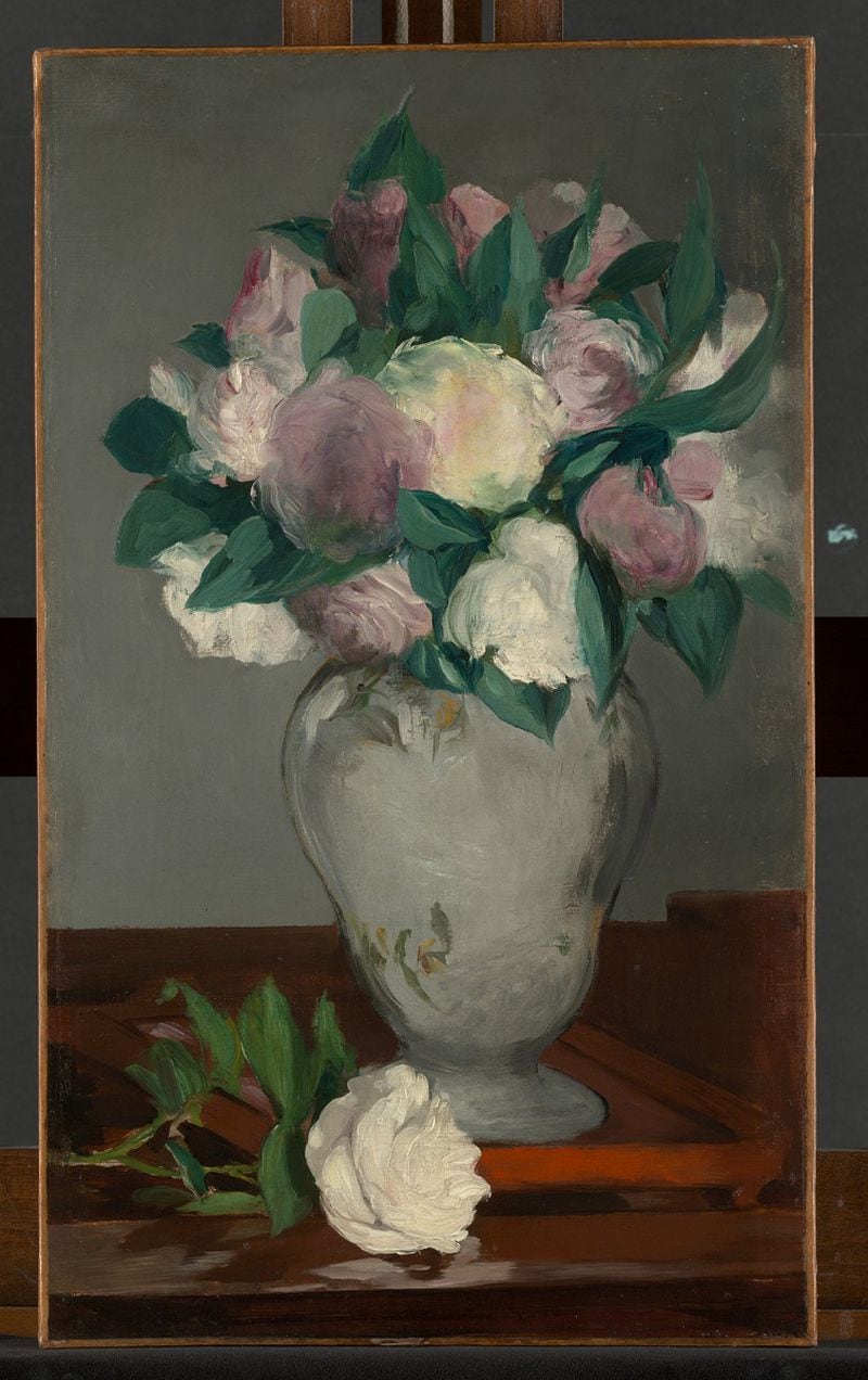 Edouard Manet, "Peonies," 1864-65.  Oil on canvas, The Metropolitan Museum of Art, Bequest of Joan Whitney Payson, 1975. CONTRIBUTION