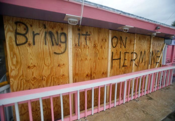 The Latest: Hurricane Hermine nears northwest Florida coast