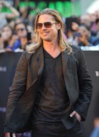 Fans turn out to greet Brad Pitt